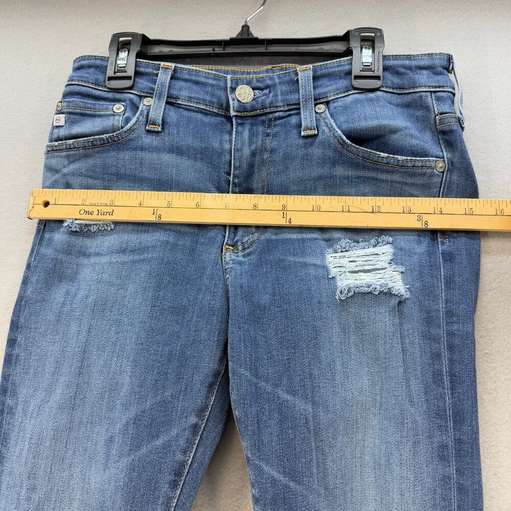 AG-ED Denim Jeans Women's 26R The Farrah Skinny Blue Adriano Goldschmied Preppy - Picture 10 of 13